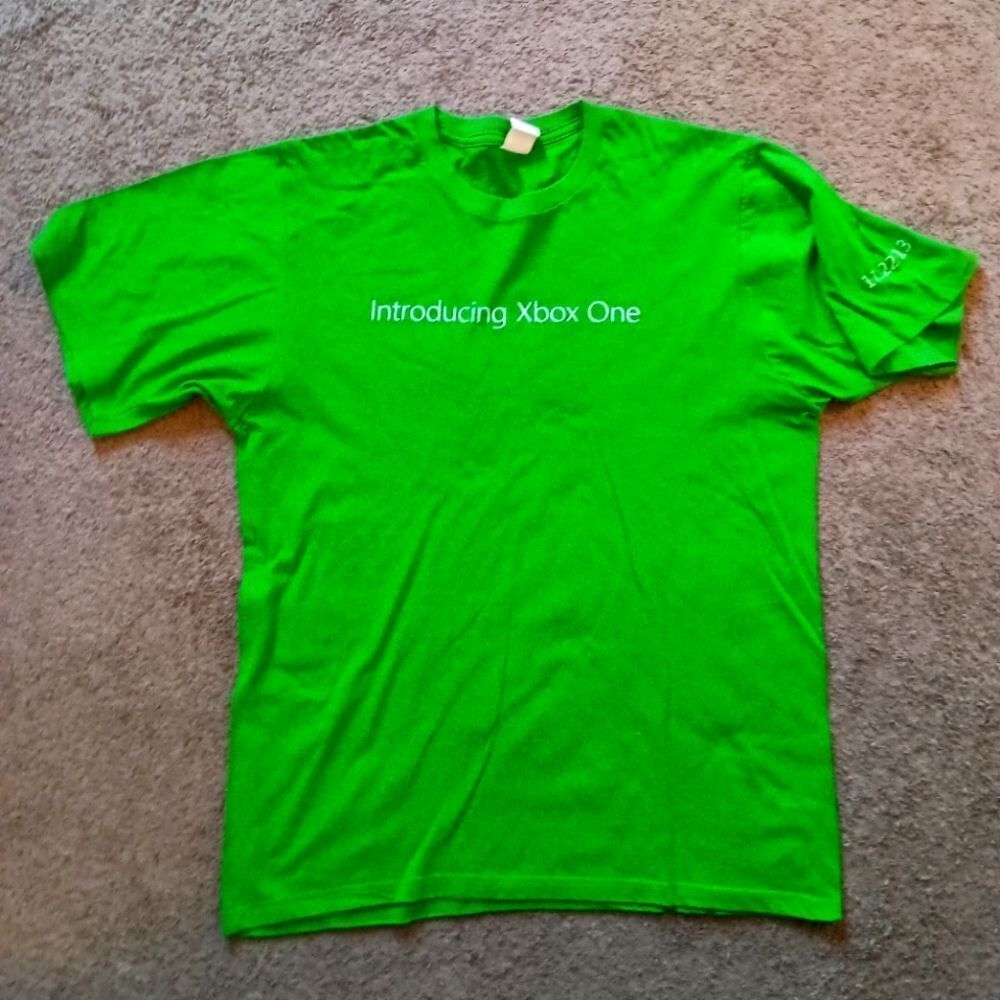 Xbox One Promo Graphic T-shirt Size XXL PRE-OWNED GREEN